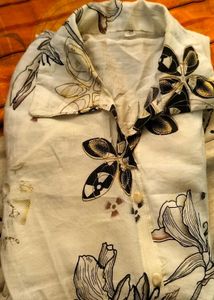 off white kurta .college wear