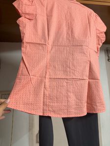🆕 Peach Shirt &amp; Pant Suit