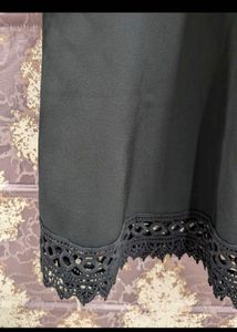 Zara Elegant Black Lace Dress