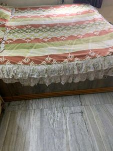 Double Bedsheet With Frill Work
