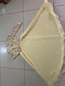 Elegant Yellow Ethnic Gown