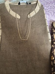 Floral Pajama Set N Pink Kurta