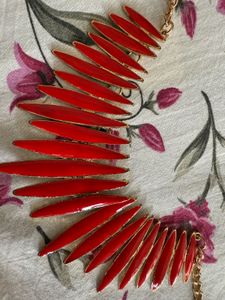 Red Statement Necklace