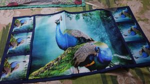 30 Off On Delivery Peacock Printed Fridge Top