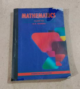 RD Sharma Class 7 By Dhanpat Rai Publications