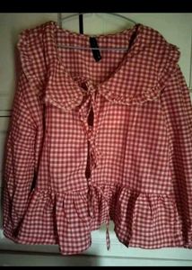 Red Checkered Top