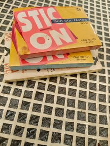 Stick on notepad pack of 3