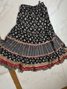 Boho Print Ethnic Skirt