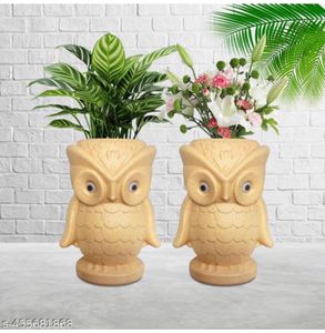 Owl Shaped Planter Pots
