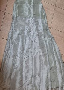 Ethnic Gown With Contrast Dupatta