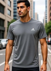 Adidas Gray Training T-Shirt