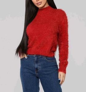 Red Fuzzy Sweater
