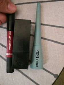Combo Of 2 Lipsticks And 1 Liquid Liner