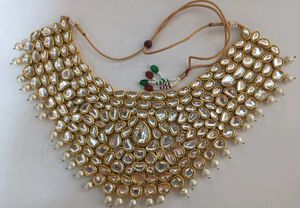 Kundan &amp; Pearls Jewellery Set For Women