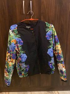 Floral Bomber Jacket