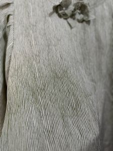 Striped Top with Flower Detail