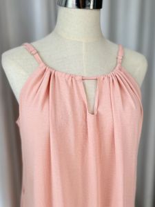 Flowy Peach Maxi Dress