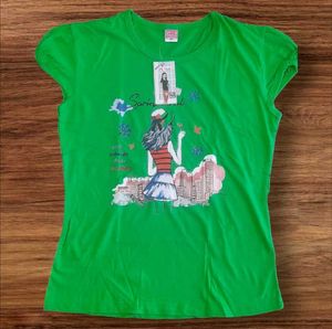 Cute Green Top(85)cm