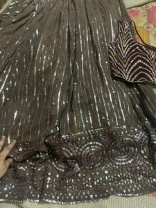 Beautiful Lehenga With Sequence Work