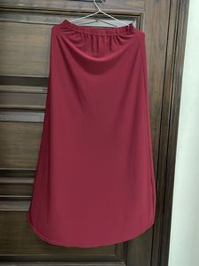 Burgundy Maxi Skirt