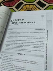 Science Sample Paper Questions
