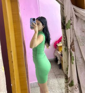 GREEN HOT H&amp;M DRESS