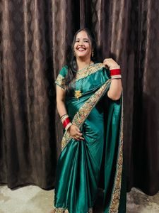 Elegant Green Saree