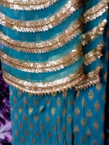 Only Georgette Kurta With Dupatta