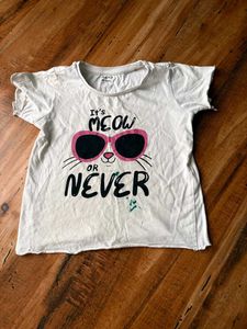 Zudio Cute &#39;Meow or Never&#39; Tee