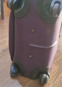 American Tourister Purple Medium Trolley Suitcase