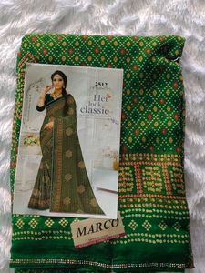 Green Saree