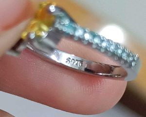 Heart-Shaped Gemstone Ring