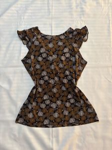 y2k brown top