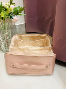 Rose Pouch With Free Makeup Brushes