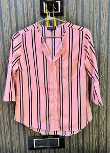 Pink Stripped Top