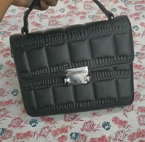 stellatose black hand bag