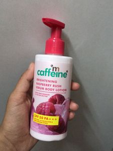 mCaffeine Raspberry Body Lotion