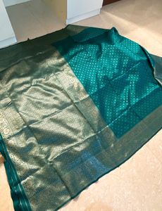 Elegant Teal Saree - cyan sarees new