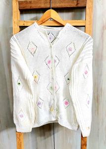 Off white Designer Sweater Size-34-36