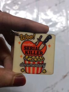 Serial Killer Documentary Keychain