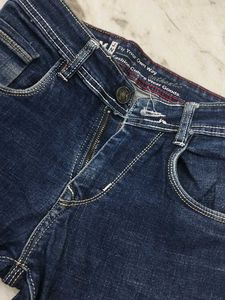 Stylish Dark Blue Denim Jeans