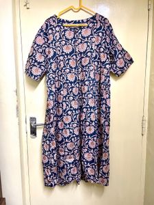 Floral Print Kurta