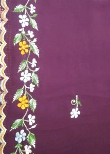 Embroidery Georgette Saree