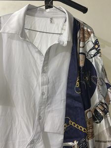 Pretty White Shirt Dress