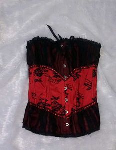 Gothic Vintage Corset Bustier Top