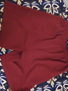 Maroon Casual Shorts