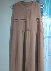 Khaki Mid Dress