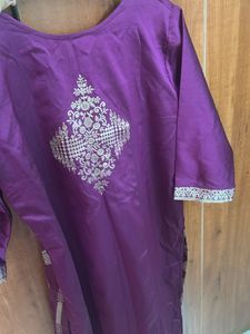 Elegant Purple Kurta