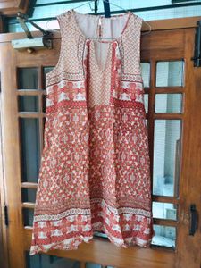 Boho Print Mini Dress