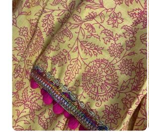 Yellow &amp; Pink Sharara Set